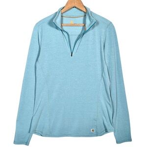 CARHARTT FORCE Delmont Quarter Zip Long Sleeve Pullover